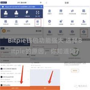 Bitpie钱包功能强大 选择Bitpie的原因，你知道吗？