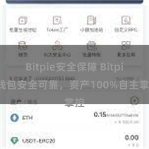 Bitpie安全保障 Bitpie钱包安全可靠，资产100%