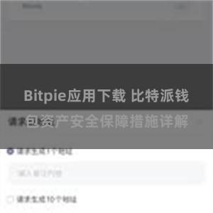 Bitpie应用下载 比特派钱包资产安全保障措施详解