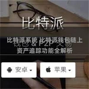 比特派系统 比特派钱包链上资产追踪功能全解析