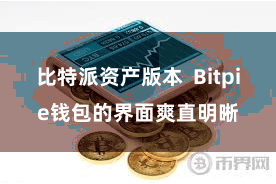 比特派资产版本  Bitpie钱包的界面爽直明晰
